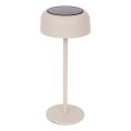 Hesperide - LED Ηλιακό επιτραπέζιο φωτιστικό BOLTY LED/3,7V 2600 mAh IP65 μπεζ