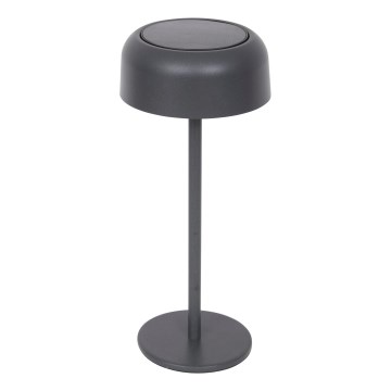Hesperide - Ηλιακό επιτραπέζιο φωτιστικό LED BOLTY, 3,7V 2600 mAh, IP65, ανθρακί