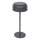 Hesperide - Ηλιακό επιτραπέζιο φωτιστικό LED BOLTY, 3,7V 2600 mAh, IP65, ανθρακί