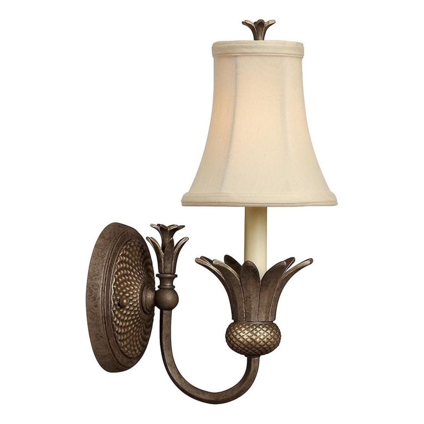 Hinkley - Φωτιστικό τοίχου PLANTATION 1xE14/40W/230V μπρονζέ