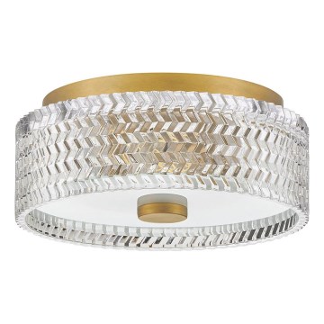 Hinkley - Φωτιστικό οροφής ELLE 2xE27/60W/230V διάμετρος 30,5 cm χρυσό