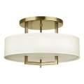Hinkley - Φωτιστικό οροφής HAMPTON 3xE27/60W/230V Ø 50,8 cm χρυσό