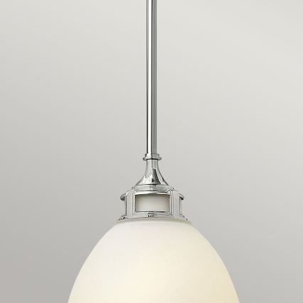 Hinkley - Κρεμαστό φωτιστικό AMELIA 1xE27/60W/230V γυαλιστερό χρώμιο