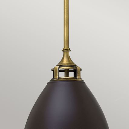 Hinkley - Κρεμαστό φωτιστικό AMELIA 1xE27/60W/230V μπρονζέ