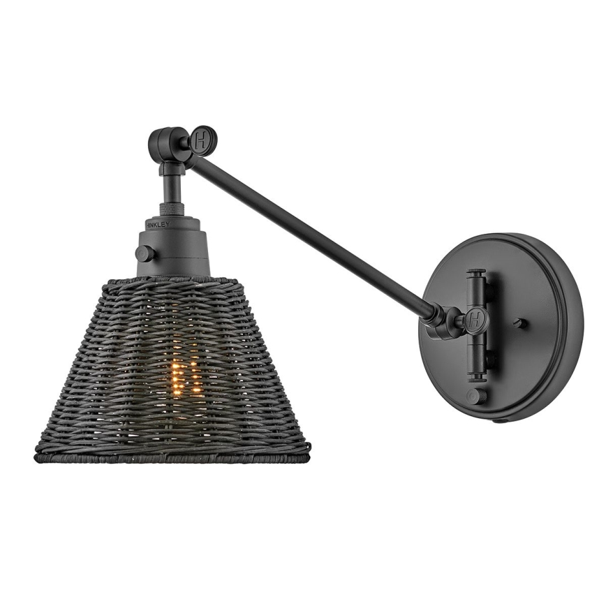 Hinkley - Επιτοίχιο σποτ φωτιστικό ARTI 1xE27/60W/230V μαύρο