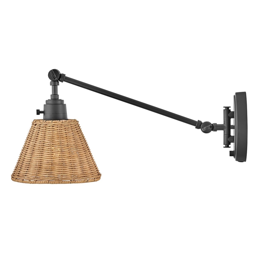 Hinkley - Επιτοίχιο σποτ φωτιστικό ARTI 1xE27/60W/230V μαύρο/καφέ
