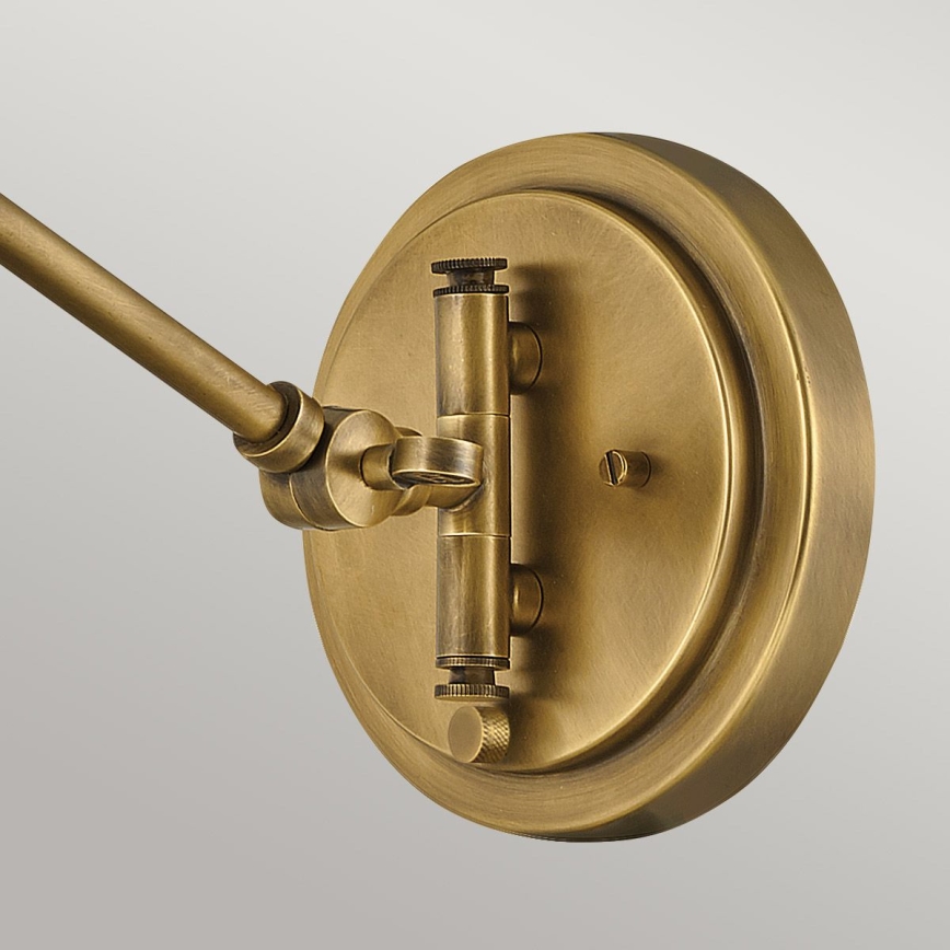 Hinkley - Επιτοίχιο σποτ φωτιστικό ARTI 1xE27/60W/230V χρυσό/καφέ