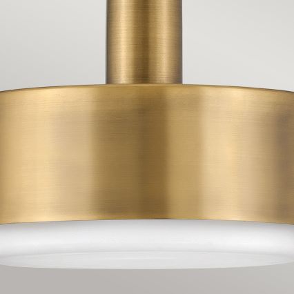 Hinkley - Κρεμαστό φωτιστικό CEDRIC 2xE27/60W/230V διάμετρος 33 cm ορείχαλκος