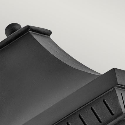 Hinkley - Επιτοίχιο φωτιστικό εξωτερικού χώρου CHAPEL HILL 2xE14/40W/230V IP44 μαύρο