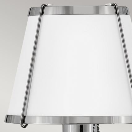 Hinkley - Λάμπα τοίχου CLARKE 1xE27/40W/230V γυαλιστερό χρώμιο/λευκό