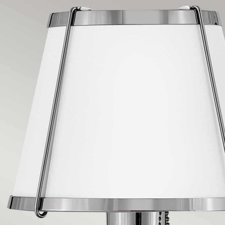 Hinkley - Λάμπα τοίχου CLARKE 1xE27/40W/230V γυαλιστερό χρώμιο/λευκό