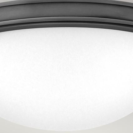 Hinkley - Φωτιστικό οροφής COLLIER 2xE27/40W/230V διάμ. 34,6 cm μαύρο