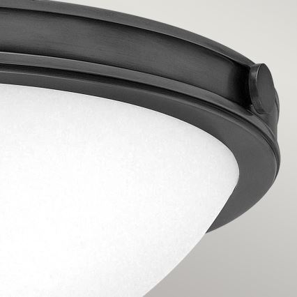 Hinkley - Φωτιστικό οροφής COLLIER 2xE27/40W/230V διάμ. 34,6 cm μαύρο