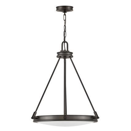 Hinkley - Κρεμαστός πολυέλαιος με αλυσίδα COLLIER 4xE14/40W/230V διάμ. 54,3 εκ. μαύρος