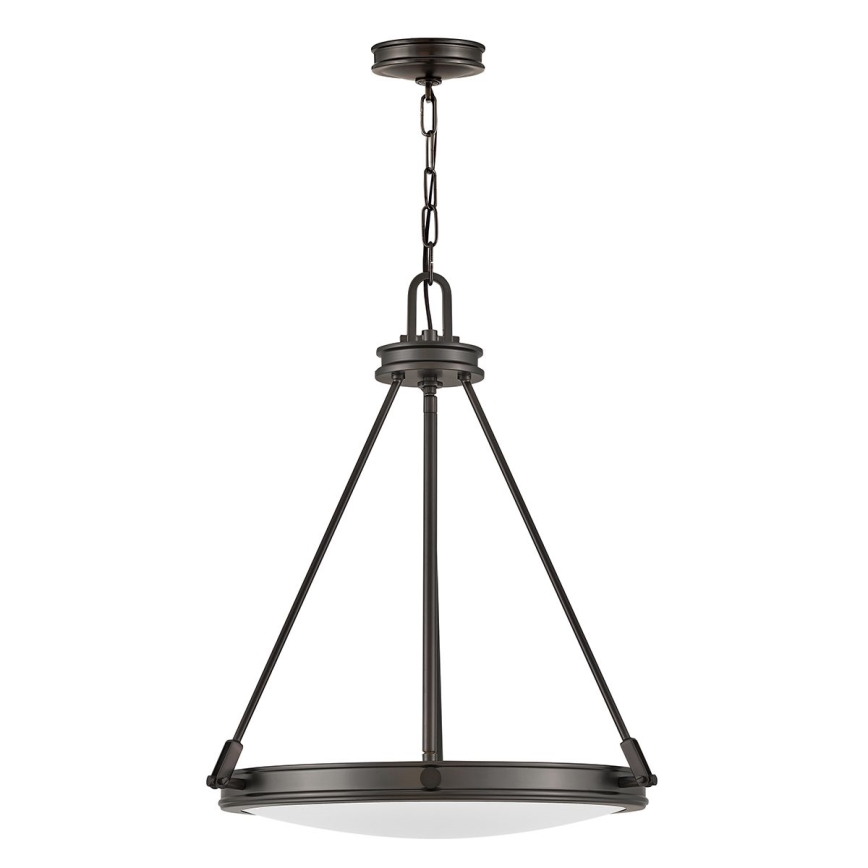 Hinkley - Κρεμαστός πολυέλαιος με αλυσίδα COLLIER 4xE14/40W/230V διάμ. 54,3 εκ. μαύρος