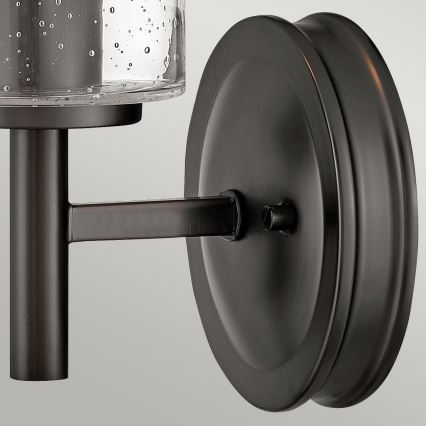 Hinkley - Επιτοίχιο φωτιστικό COLLIER 1xE27/60W/230V μαύρο