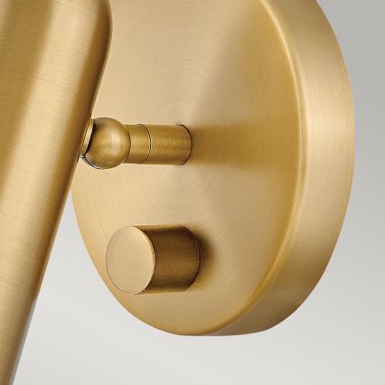 Hinkley - Ρυθμιζόμενο επιτοίχιο σποτ φωτιστικό DAX LED/9W/230V 3000K, χρυσό