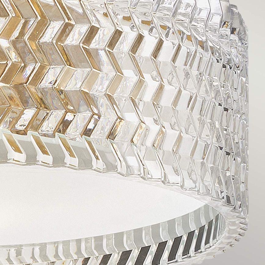 Hinkley - Φωτιστικό οροφής ELLE 2xE27/60W/230V διάμετρος 30,5 cm χρυσό