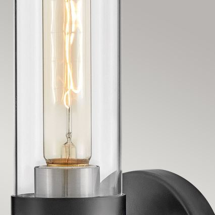 Hinkley - Επιτοίχιο φωτιστικό μπάνιου ELLISON 1xE27/40W/230V IP44 μαύρο