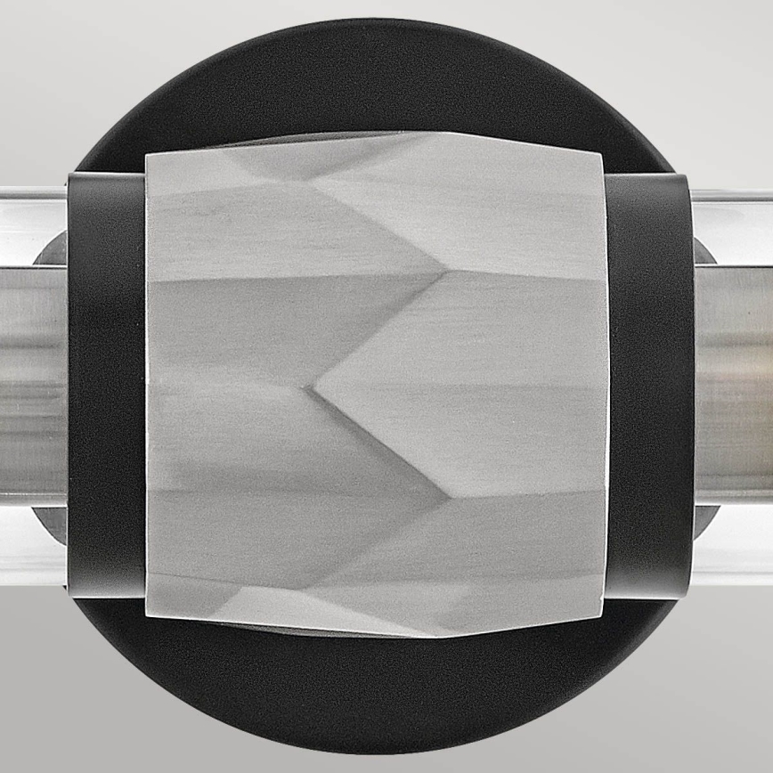 Hinkley - Επιτοίχιο φωτιστικό μπάνιου ELLISON 2xE27/40W/230V IP44 μαύρο