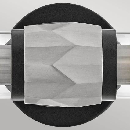 Hinkley - Επιτοίχιο φωτιστικό μπάνιου ELLISON 2xE27/40W/230V IP44 μαύρο