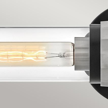 Hinkley - Επιτοίχιο φωτιστικό μπάνιου ELLISON 2xE27/40W/230V IP44 μαύρο