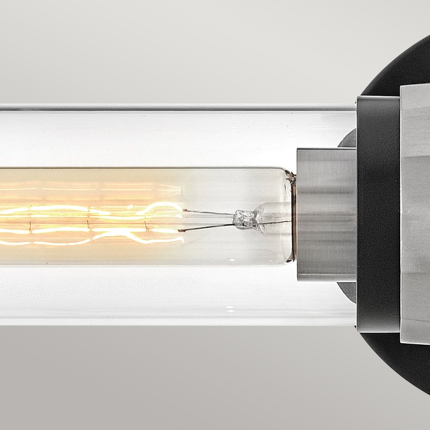 Hinkley - Επιτοίχιο φωτιστικό μπάνιου ELLISON 2xE27/40W/230V IP44 μαύρο