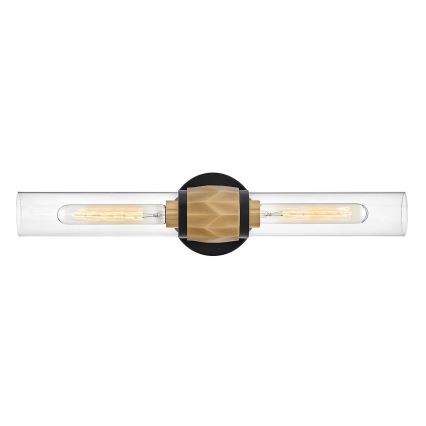 Hinkley - Επιτοίχιο φωτιστικό μπάνιου ELLISON 2xE27/40W/230V IP44 χρυσό