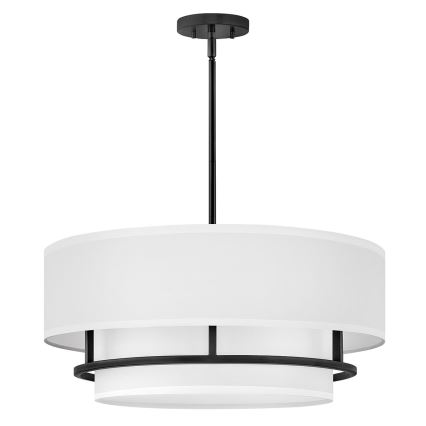 Hinkley - Επιφανειακό φωτιστικό οροφής GRAHAM 4xE14/40W/230V μαύρο