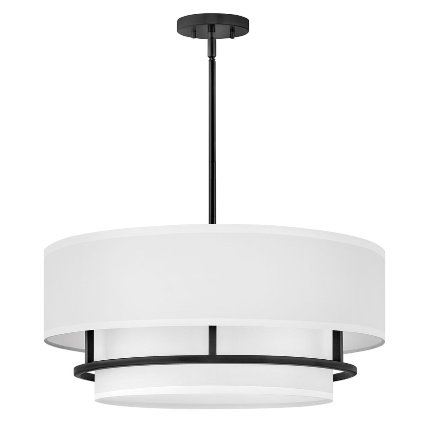Hinkley - Επιφανειακό φωτιστικό οροφής GRAHAM 4xE14/40W/230V μαύρο