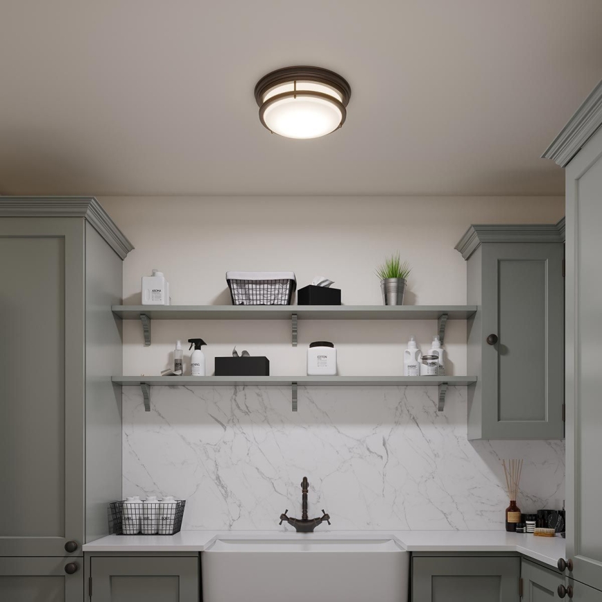 Hinkley - Φωτιστικό οροφής για μπάνιο HADLEY 3xE27/40W/230V IP44 μπρονζέ