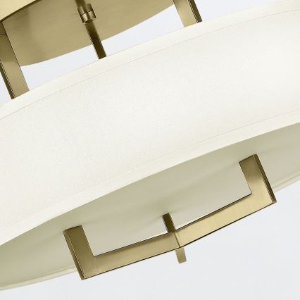 Hinkley - Φωτιστικό οροφής HAMPTON 3xE27/60W/230V Ø 50,8 cm χρυσό