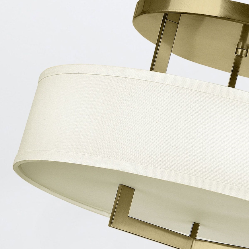 Hinkley - Φωτιστικό οροφής HAMPTON 3xE27/60W/230V Ø 50,8 cm χρυσό