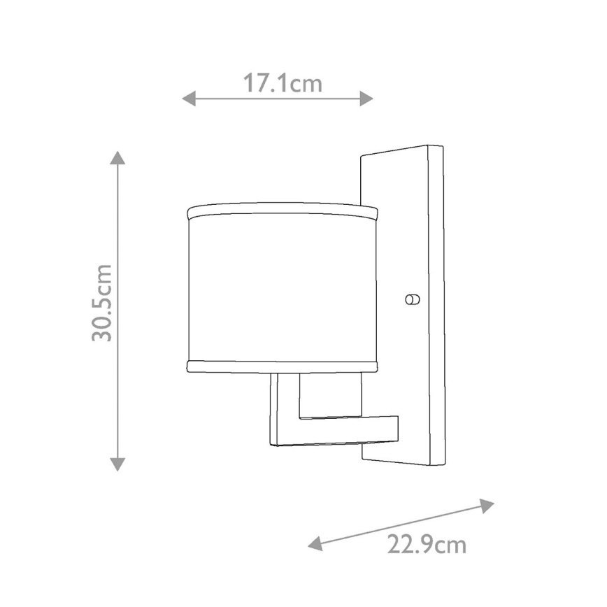 Hinkley - Επιτοίχιο φωτιστικό HAMPTON 1xE27/60W/230V χρυσό
