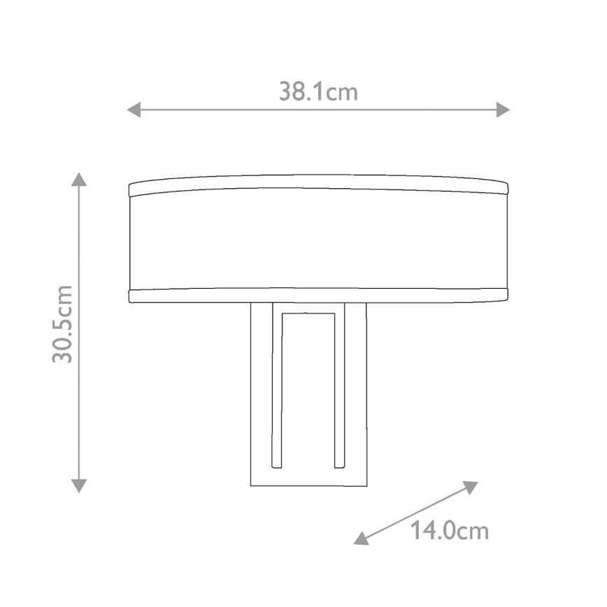 Hinkley - Επιτοίχιο φωτιστικό HAMPTON 2xE14/40W/230V χρυσό