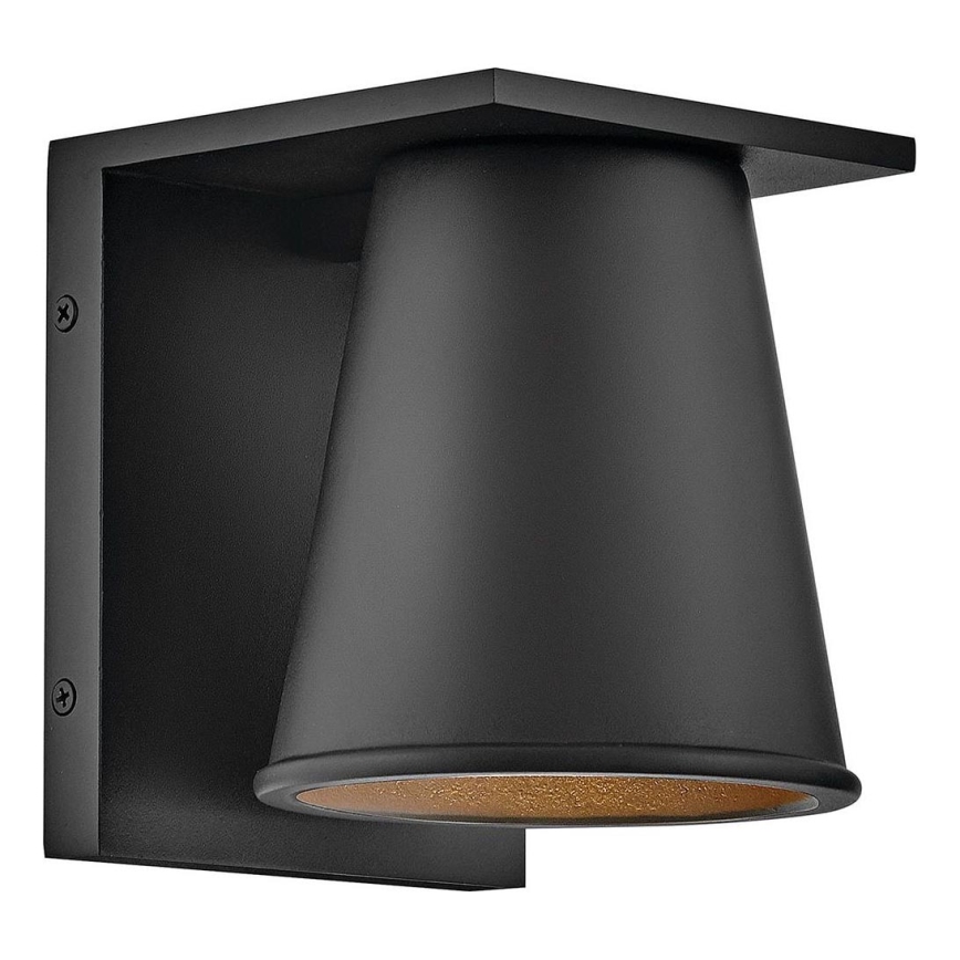 Hinkley - Επιτοίχιο φωτιστικό εξωτερικού χώρου LED HANS 1xGU10/8W/230V IP44 μαύρο