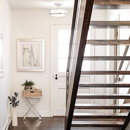 Hinkley - Πλαφονιέρα HARPER 3xE27/60W/230V διάμ. 45,6 cm γυαλιστερό χρώμιο