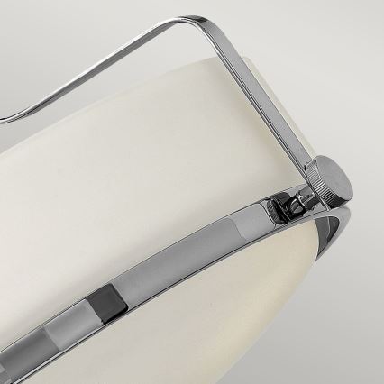 Hinkley - Επιφανειακό φωτιστικό οροφής HARPER 3xE27/60W/230V Ø 36,6 εκ. γυαλιστερό χρώμιο