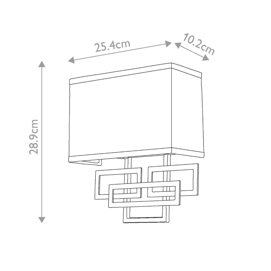 Hinkley - Φωτιστικό τοίχου LANZA 2xE14/60W/230V ματ χρώμιο