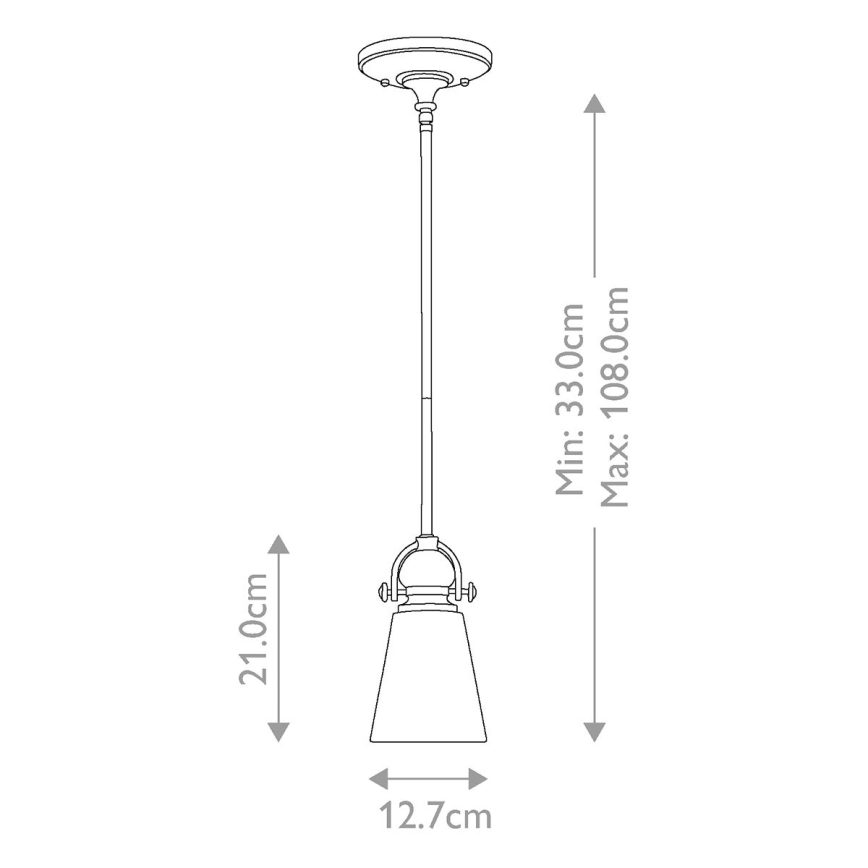 Hinkley - Κρεμαστό φωτιστικό MAYFLOWER 1xE27/60W/230V