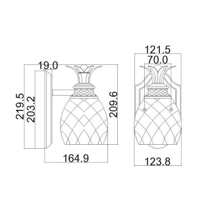 Hinkley - Φωτιστικό τοίχου μπάνιου LED PLANTATION 1xG9/3W/230V IP44 ματ χρώμιο