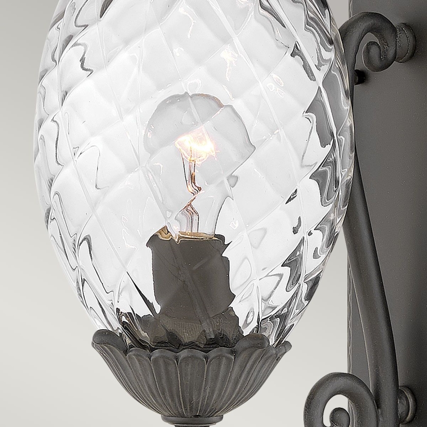 Hinkley - Φωτιστικό τοίχου PLANTATION 1xE27/40W/230V μαύρο