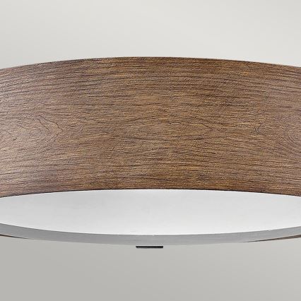Hinkley - Φωτιστικό οροφής SAWYER 3xE14/40W/230V διάμετρος 38 cm redwood/καφέ