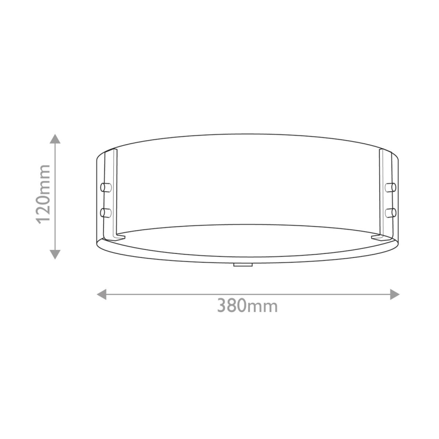 Hinkley - Φωτιστικό οροφής SAWYER 3xE14/40W/230V διάμετρος 38 cm redwood/καφέ