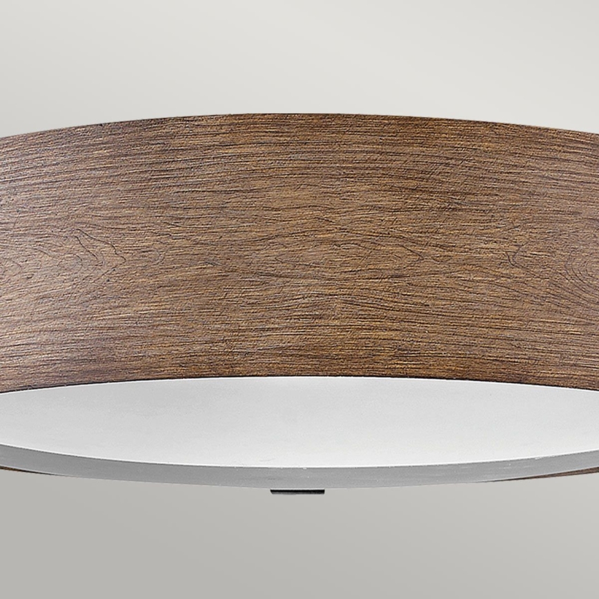 Hinkley - Φωτιστικό οροφής SAWYER 3xE14/40W/230V διάμετρος 38 cm redwood/καφέ