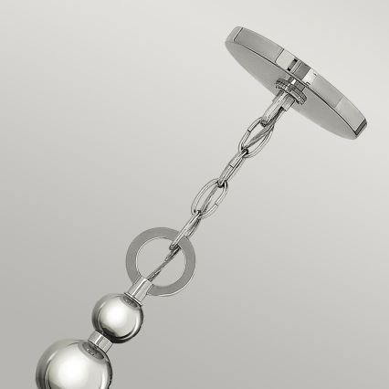 Hinkley - Πολυέλαιος με αλυσίδα ZELDA 3xE27/60W/230V γυαλιστερό χρώμιο