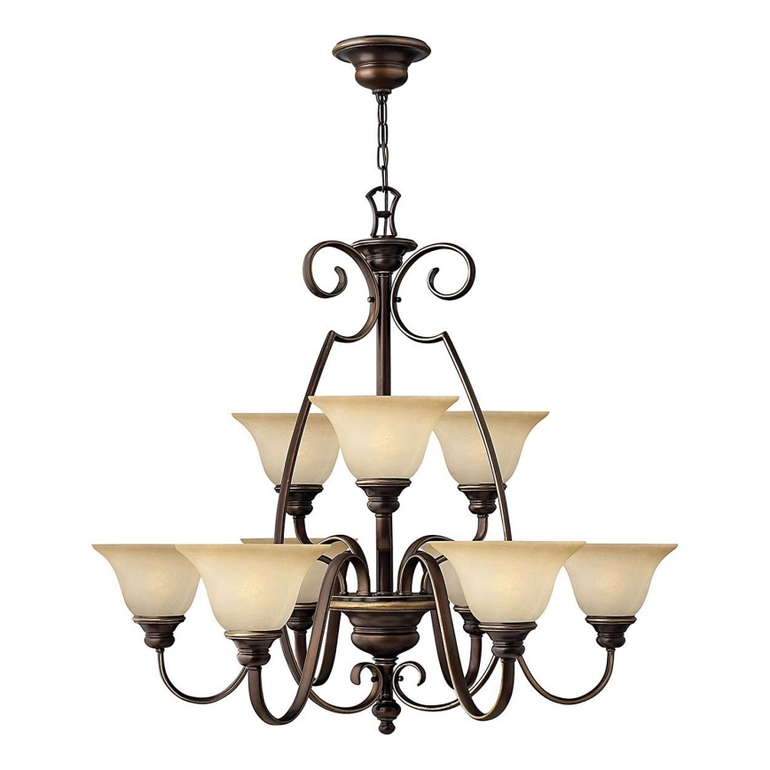 Hinkley - Κρεμαστό φωτιστικό οροφής CELLO 9xE27/60W/230V