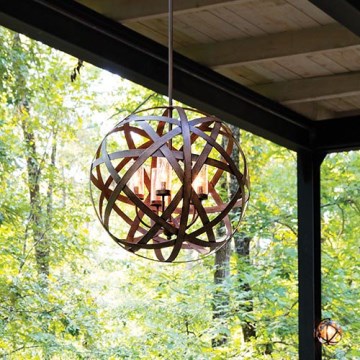 Hinkley - Εξωτερικό φωτιστικό CARSON 5xE14/40W/230V IP44