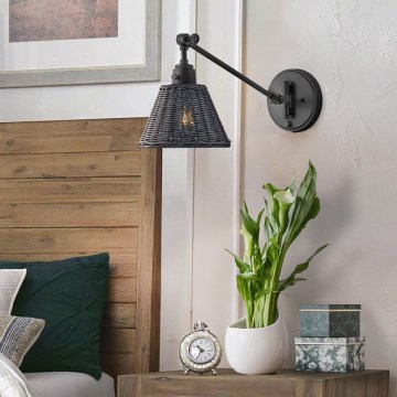 Hinkley - Επιτοίχιο σποτ φωτιστικό ARTI 1xE27/60W/230V μαύρο