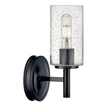 Hinkley - Επιτοίχιο φωτιστικό COLLIER 1xE27/60W/230V μαύρο